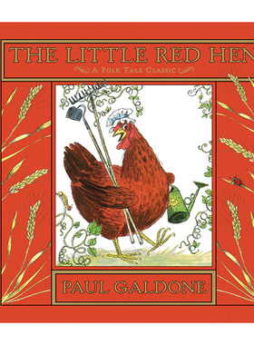 英文原版 The Little Red Hen 红色小母鸡 Folk Tale Classics经典民间故事精装绘本Paul Galdone 英文版 进口英语原版书籍