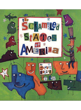 英文原版 The Scrambled States of America 美利坚众和国的古怪故事 五十个州共同主演的故事 英文版 进口英语原版书籍