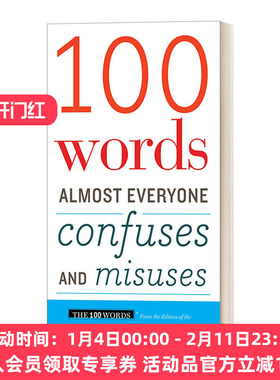 英文原版 100 Words Almost Everyone Confuses and Misuses 易误用的100个英语词汇 英文版 进口英语原版书籍