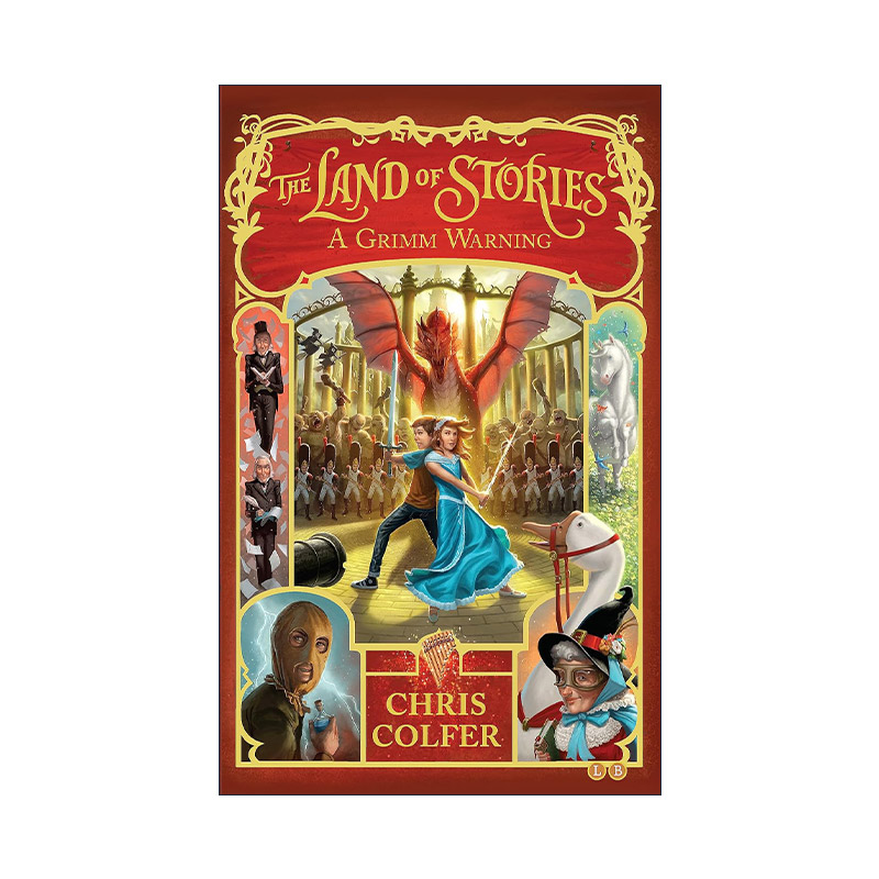 异世界童话之旅3 英文原版 The Land of Stories 3 A Grimm Warning 格林警告 儿童动作冒险奇幻小说 英文版 进口英语原版书籍