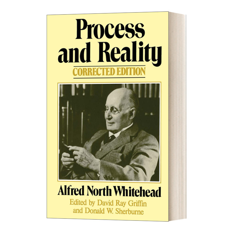 英文原版 Process and Reality 过程与实在 宇宙论研究 英文版 进口英语原版书籍