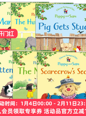 英文原版 Farmyard Tales Poppy and Sam 农场故事系列6册 儿童启蒙故事书 英文版 进口英语原版书籍