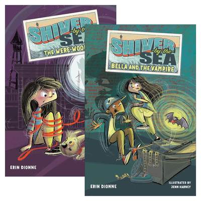 英文原版 Shiver-by-the-Sea 海边战栗系列2册 儿童章节桥梁故事书 Erin Dionne 英文版 进口英语原版书籍