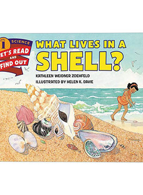 英文原版绘本 Let's Read and Find Out 1 What Lives in a Shell 自然科学启蒙阅读与发现L1 贝壳里住着什么 进口英语原版书籍