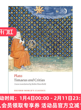 柏拉图 英文原版 Timaeus and Critias 提马乌斯 克里提亚斯 牛津世界经典系列 英文版 进口英语原版书籍
