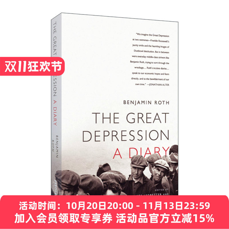 英文原版 The Great Depression A Diary 美国大萧条时期 日记 英文版 进口英语原版书籍
