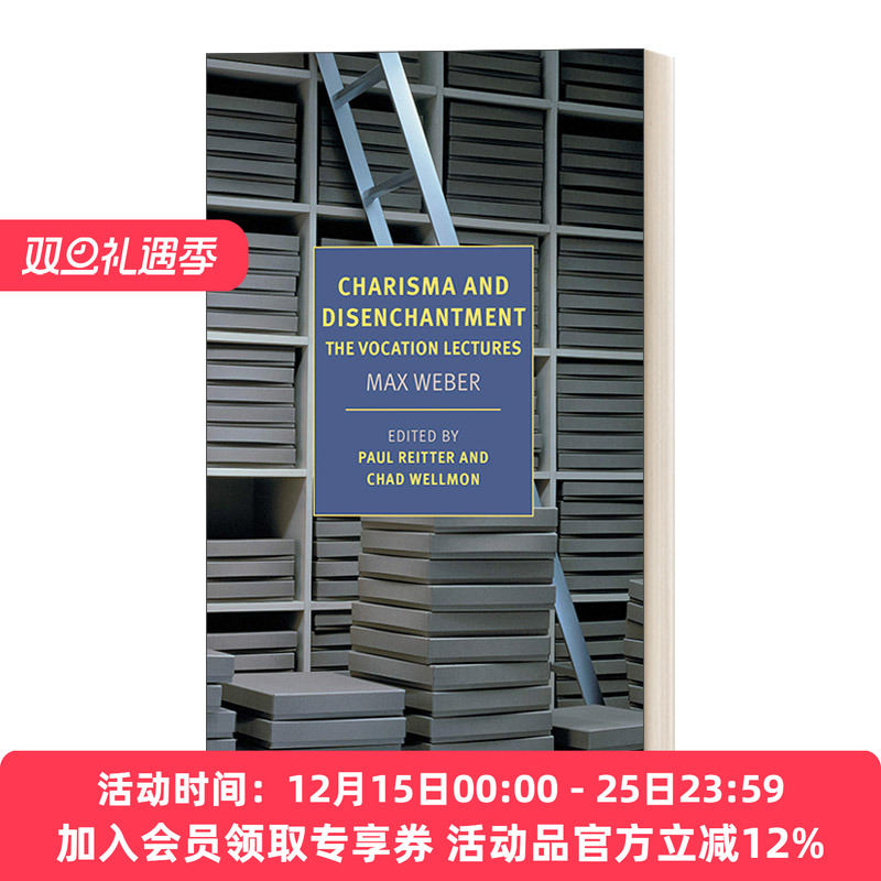 英文原版 Charisma and Disenchantment 超凡魅力与去魅 召命演说 Max Weber马克斯·韦伯 英文版 进口英语原版书籍