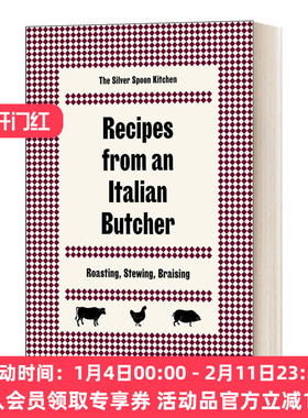 英文原版 Recipes from an Italian Butcher Roasting Stewing Braising 来自意大利屠夫的菜谱 烤 炖 蒸 英文版 进口英语书籍