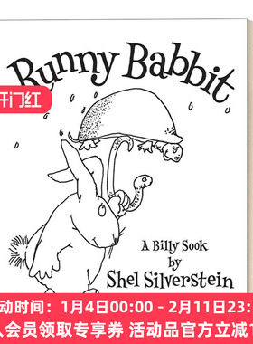 英文原版 Runny Babbit 尼巴子兔 谢尔希尔弗斯坦 精装绘本 英文版 进口英语原版书籍
