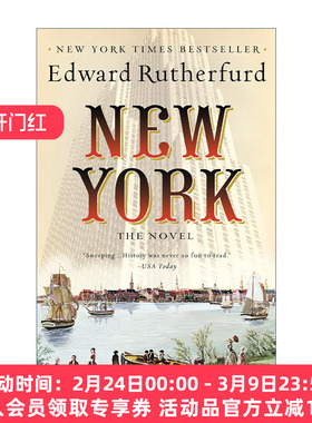 纽约 英文原版 New York 历史小说 Edward Rutherfurd 英文版 进口英语原版书籍