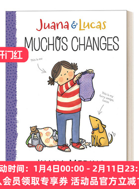 英文原版Juana and Lucas 3 Muchos Changes胡安娜和卢卡斯系列3 6-9岁儿童章节桥梁故事书 美国小学暑期阅读书单精装Juana Medina