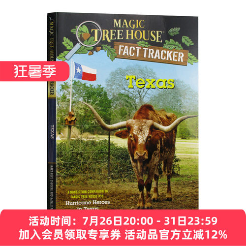 英文原版 Texas MTHFT#39 神奇树屋小百科系列39 德州 英文版