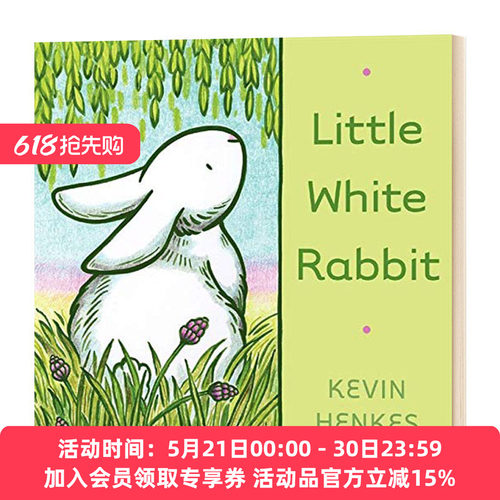英文原版绘本 Little White Rabbit Board Book 小白兔 英文版 Kevin Henkes