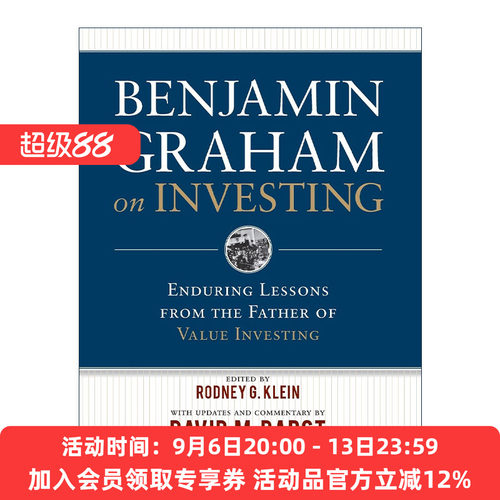 英文原版 Benjamin Graham On Investing 格雷厄姆谈投资 精装 英文版 进口英语原版书籍