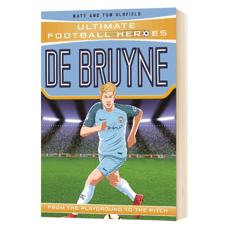 华研原版超级足球英雄凯文德布劳内英文原版 De Bruyne Ultimate Football Heroes英文版儿童励志章节小说读物进口英语书籍-封面