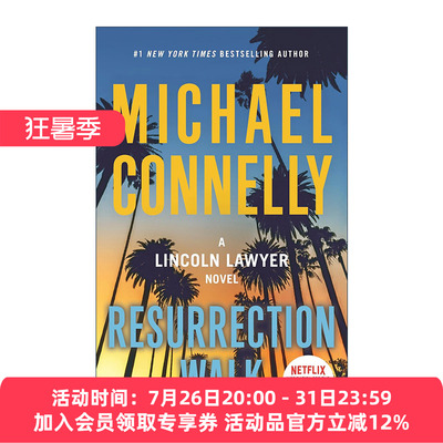 英文原版 Resurrection Walk 林肯律师系列侦探小说7 精装 Michael Connelly 英文版 进口英语原版书籍