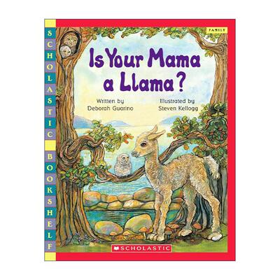 英文原版 Is Your Mama a Llama 是你的羊驼妈妈吗 英文版 进口英语原版书籍
