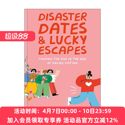 英文原版 Disaster Dates and Lucky Escapes 灾难约会与幸运逃生 精装 幽默漫画 插画师Tess Smith-Roberts 进口英语原版书籍