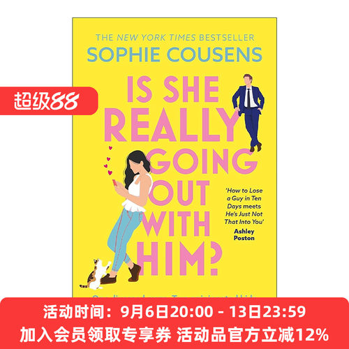 英文原版 Is She Really Going Out With Him 她真的和他在约会吗 浪漫爱情小说 明年今日作者新书 苏菲·科森斯 Sophie Cousens