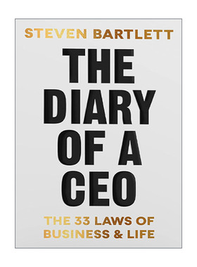 英文原版 The Diary of a CEO 首席执行官日记 商业和生活的33条法则 创业 精装 Steven Bartlett 英文版 进口英语原版书籍