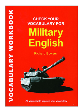 英文原版 Check Your Vocabulary for Military English 英语词汇能力自测+训练手册 军事英语 英文版 进口英语原版书籍