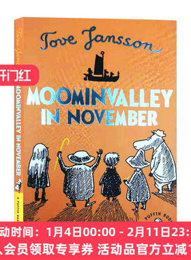 十一月的姆明谷 英文原版 Moominvalley in November 小学生英语课外阅读书籍 英文版进口原版儿童文学童话故事书 Tove Jansson