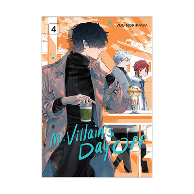 英文原版 Mr.Villain's Day Off 04 休假日的坏人先生4 同名动漫治愈喜剧漫画 森川侑 英文版 进口英语原版书籍
