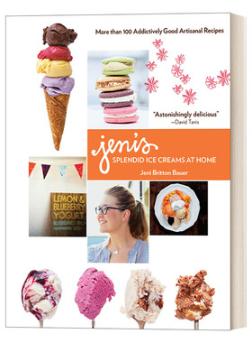 英文原版 Jeni's Splendid Ice Creams at Home 我爱冰淇淋 在家做出真正好吃的冰淇淋 美国知名冰淇淋店 英文版 进口英语原版书