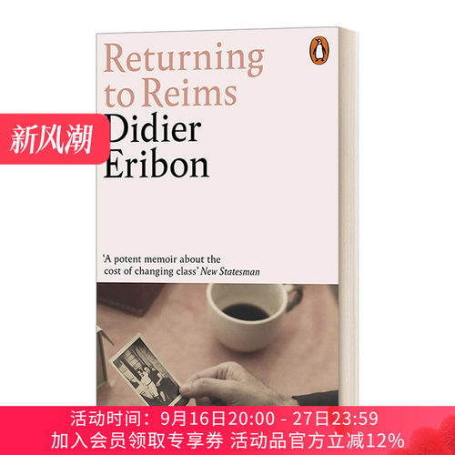 英文原版 Returning to Reims 回归故里 迪迪埃·埃里蓬 英文版 进口英语原版书籍