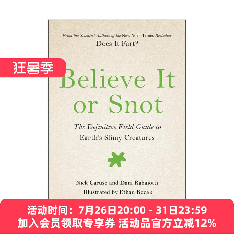 英文原版 Believe It or Snot 信不信由你 精装 英文版 进口英语原版书籍