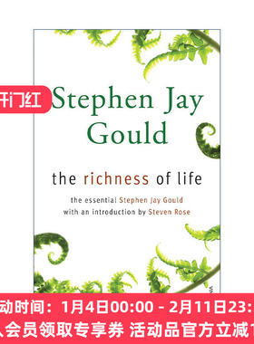 英文原版 The Richness of Life 丰富的人生 美国古生物学家斯蒂芬·杰·古尔德著作集 英文版 进口英语原版书籍