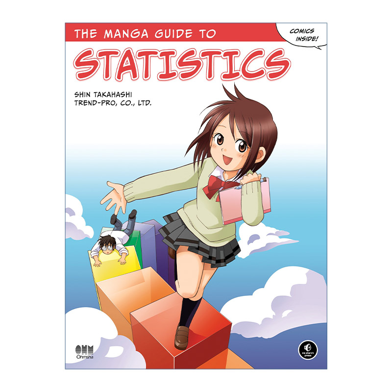 漫画统计学 英文原版 The Manga Guide to Statistics 欧姆社学习漫画系列 高桥信Shin Takahashi 英文版 进口英语原版书籍