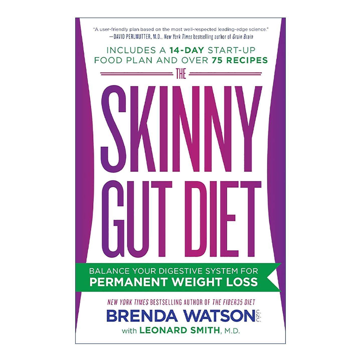 英文原版 The Skinny Gut Diet 瘦肠饮食 平衡消化系统的永久减肥计划 健康指南 Brenda Watson 英文版 进口英语原版书籍