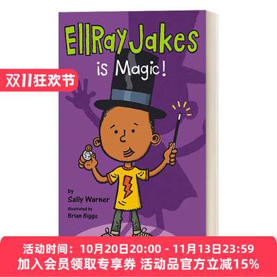 英文原版 Ellray Jakes 06 EllRay Jakes Is Magic 埃雷·杰克系列6 埃雷·杰克是魔法 儿童社交友谊小说 英文版 进口英语原版书籍