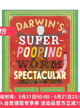 达尔文的超级蠕虫奇观  英文原版 Darwin's Super-Pooping Worm Spectacular 儿童科普百科精装 英文版 进口英语原版书籍