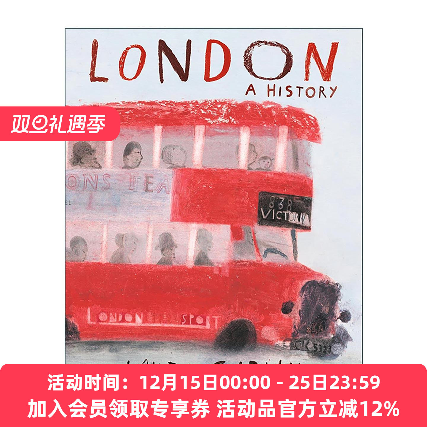 英文原版 London A History 伦敦城 历史精装画卷 插画师 Laura Carlin 劳拉&middot;卡琳 英文版 进口英语原版书籍