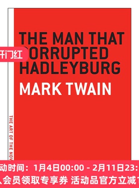 败坏了哈德莱堡的人 英文原版 The Man that Corrupted Hadleyburg Art of the Novella Mark Twain马克吐温 进口英语原版书籍