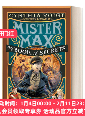 英文原版 Mister Max 02 The Book of Secrets 麦克斯先生系列2 秘密之书 儿童推理侦探章节桥梁书 名家插画Iacopo Bruno 英文版