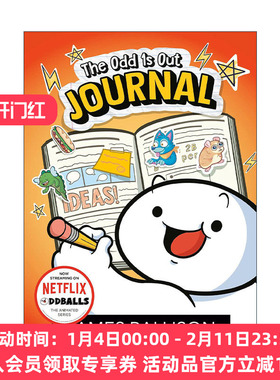英文原版 The Odd 1s Out Journal 奇数是不可能的 漫画 游戏互动日记簿 James Rallison 英文版 进口英语原版书籍