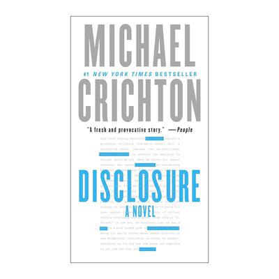 英文原版 Disclosure 大暴光 惊悚心理小说 侏罗纪公园作者迈克尔·克莱顿 英文版 进口英语原版书籍