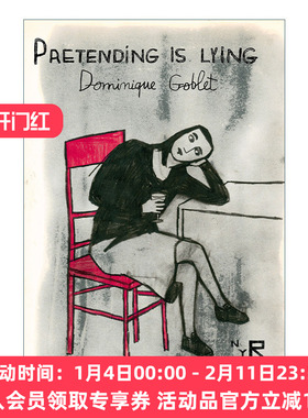 英文原版 Pretending is Lying 假装就是撒谎 女性漫画小说 Dominique Goblet 英文版 进口英语原版书籍