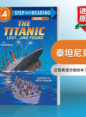 英文原版 Step Into Reading 4 - The Titanic Lost and Found 泰坦尼克号 英文版 进口英语原版书籍