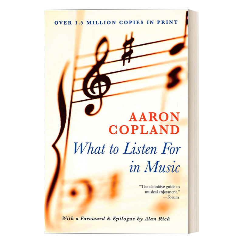 如何听懂音乐 英文原版 What to Listen for in Music Aaron Copland获1967年奥斯卡配乐奖 英文版 进口英语原版书籍