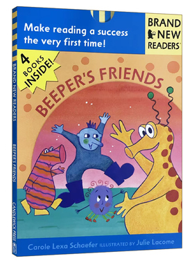 彼伯的朋友们 英文原版 Beeper's Friends Brand New Readers 4个小故事合集 儿童绘本 Candlewick分级读物 英文版 进口英语原版书