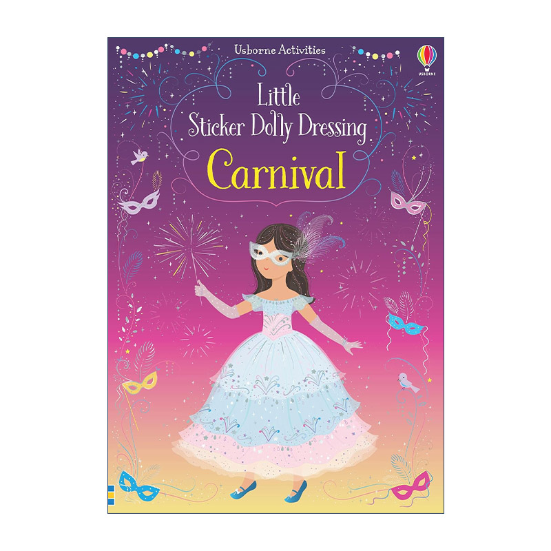 英文原版 Little Sticker Dolly Dressing Carnival 多莉贴纸 嘉年华 英文版 进口英语原版书籍图片