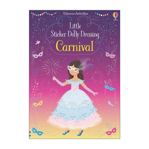 英文原版 Little Sticker Dolly Dressing Carnival 多莉贴纸 嘉年华 英文版 进口英语原版书籍