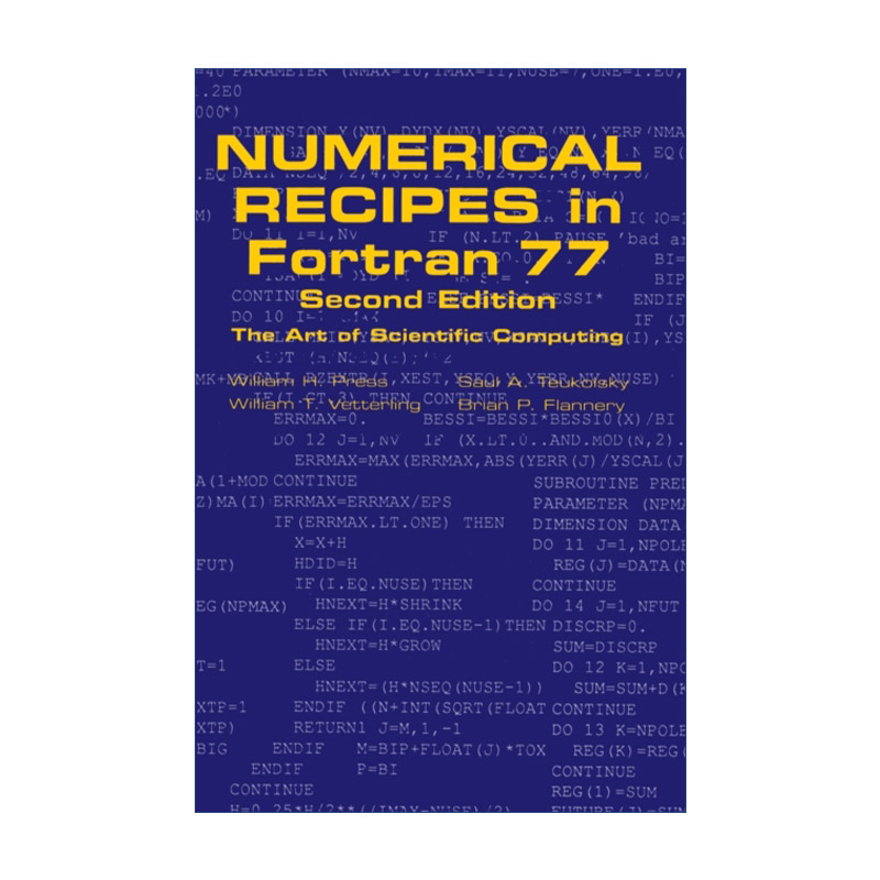现货 英文原版 Numerical Recipes in FORTRAN 77   Fortran 77数值分析 William H. Press 精装 英文版 进口英语原版书籍