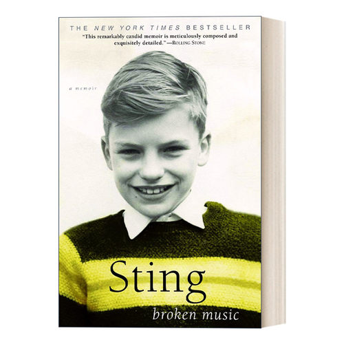 破碎的音乐 英文原版 Broken Music 英国歌手斯汀Sting自传 回忆录 英文版 进口英语原版书籍