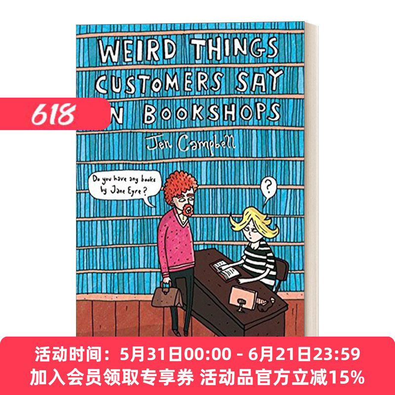 英文原版 Weird Things Customers Say in Bookshops 书店怪问录 书店笑话大全 精装 英文版 进口英语原版书籍