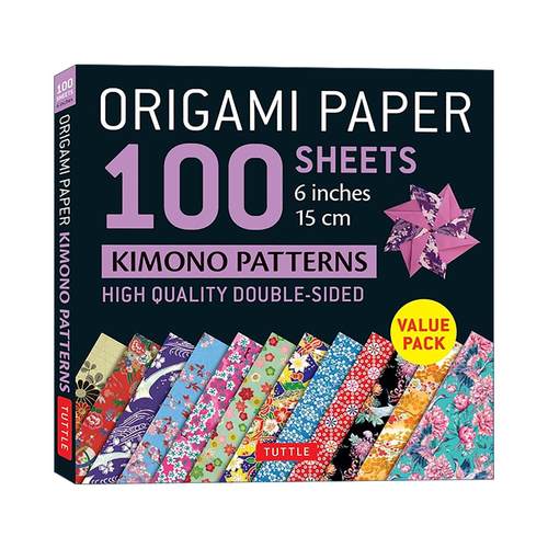 英文原版 Origami Paper 100 sheets Kimono Patterns 6